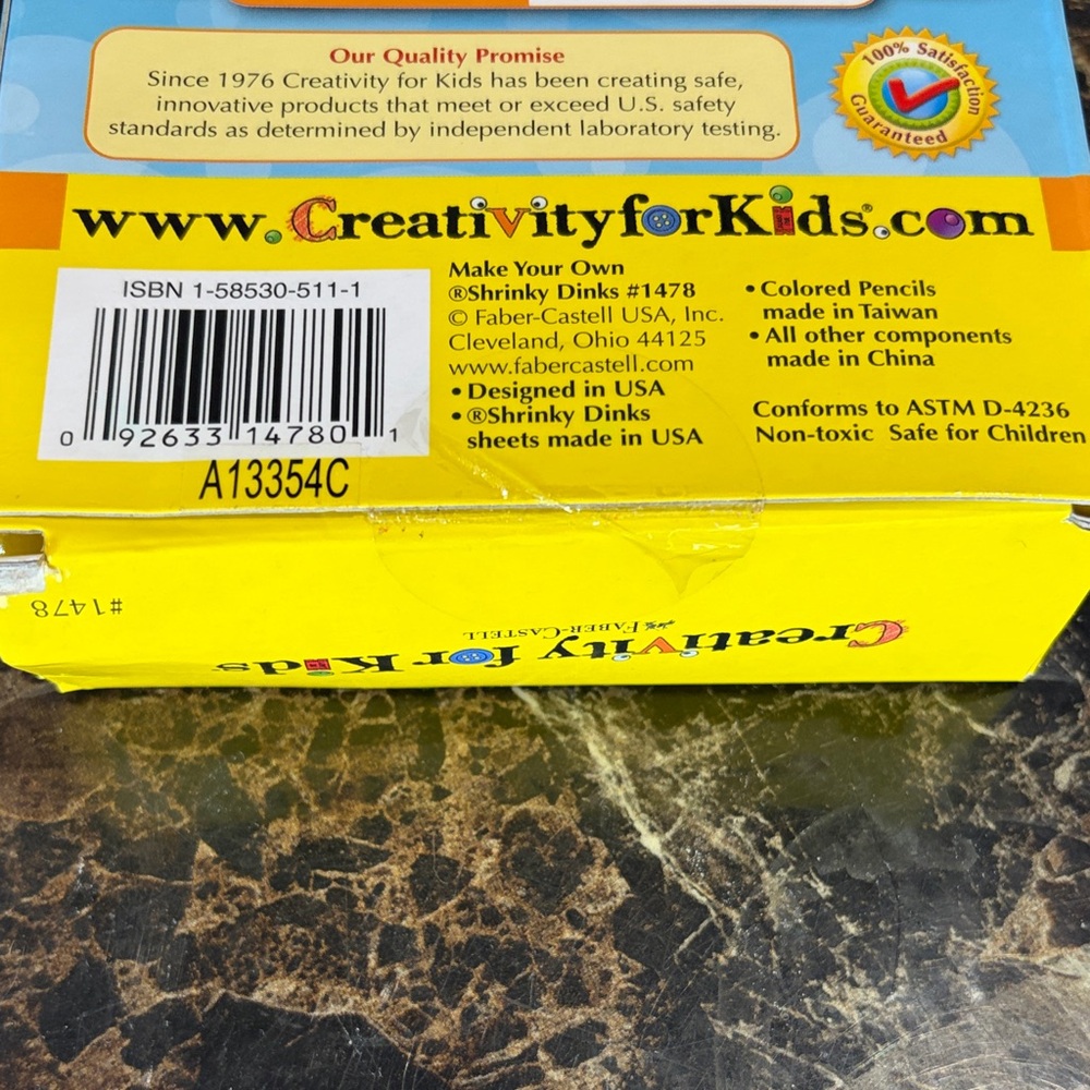 UNOPENED Shrinky Dinks Craft Kit - Colorful DIY Fun - Picture 4 of 4